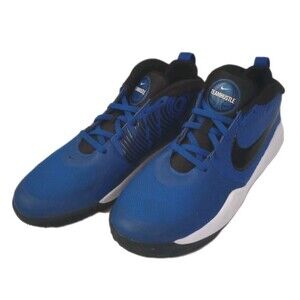 NIKE Team Hustle D9 Game Royal Basketball Sneakers sz 6.5 Boys Youth Shoes